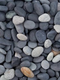 Beach pebbles zwart 8 - 16mm 
