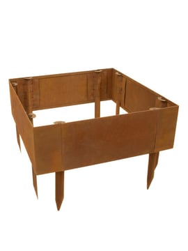 Multi-Edge ADVANCE Corten staal Borderbak 60x60x20cm