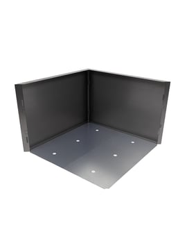 Bodemplaat FLORA 60x60x40cm geïnstalleerd