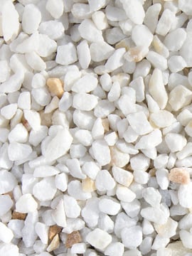 Crystal White split 9 - 12mm