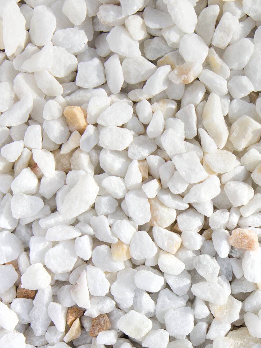 Crystal White split 9 - 12mm