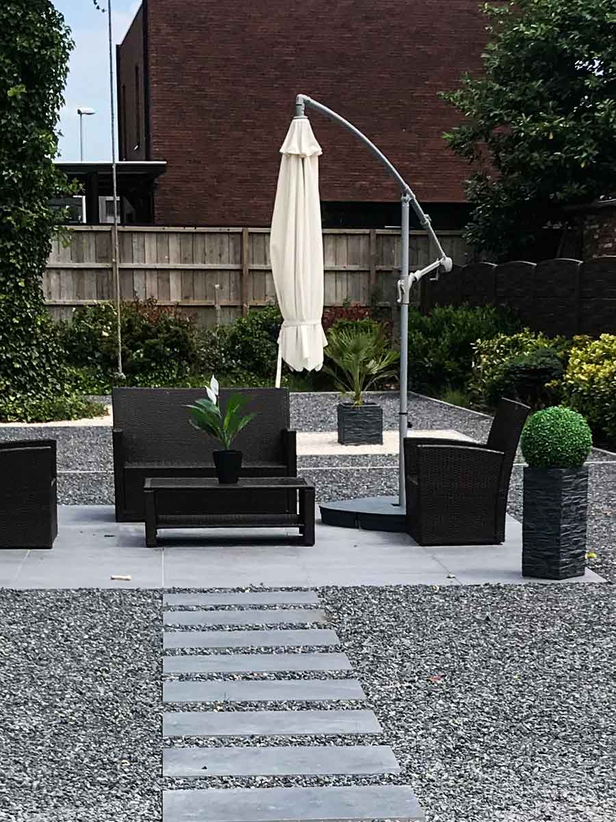 Ardenner split 8 - 16mm aangelegde tuin