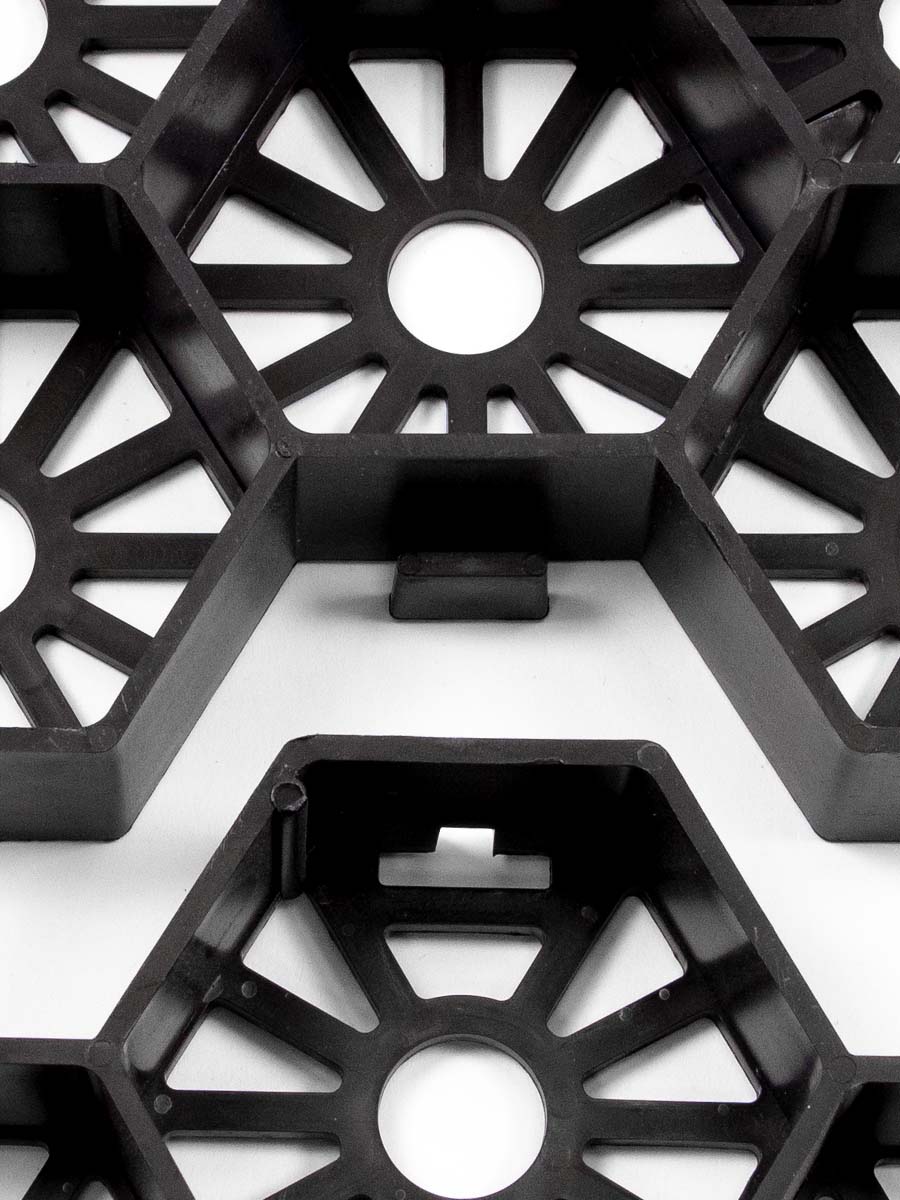 Kliksysteem Easygravel 3XL grindstabilisatie zwart 