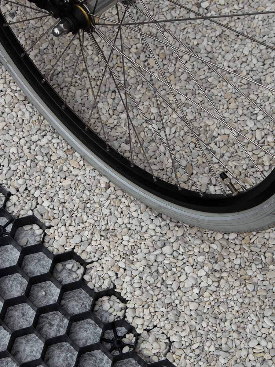 EuroGravel PLUS grindstabilisatie prettig berijdbaar met fiets