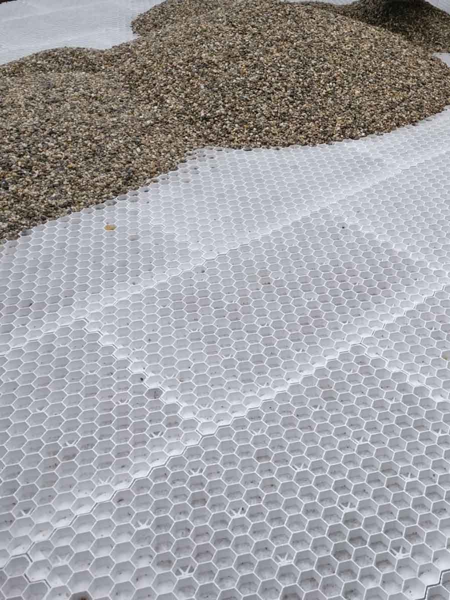 EuroGravel PRO grindstabilisatie aangelegd