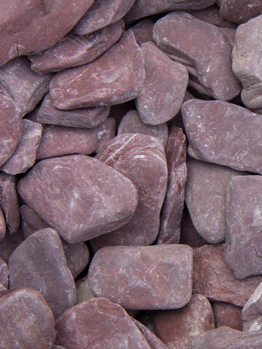 flat pebbles paars 30 - 60mm