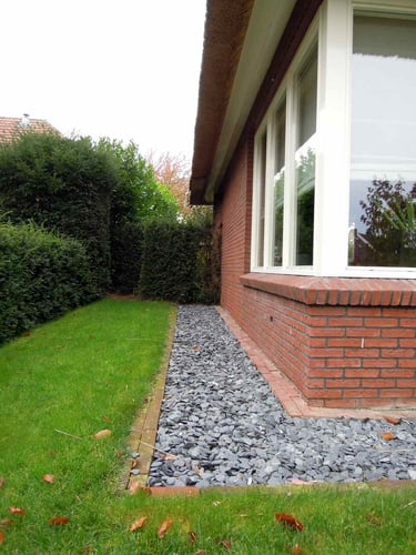 Canadian slate zwart aangelegd 30 - 60