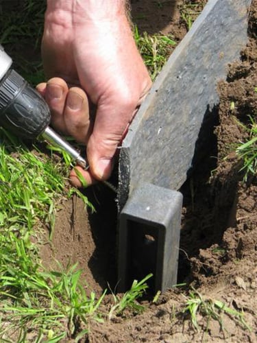 Tuinafboording Ecolat aanleg