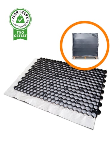Volle pallet grindstabilisatie EuroGravel PRO zwart (33,13m2)