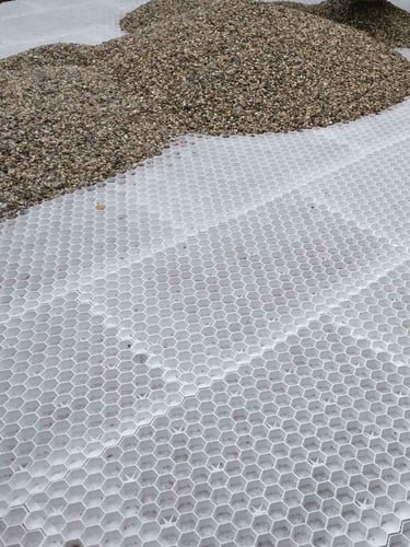 EuroGravel PRO grindstabilisatie aangelegd