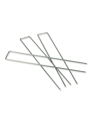 Grondpennen U-vorm verzinkt, 25,5cm x 4cm x 3mm
