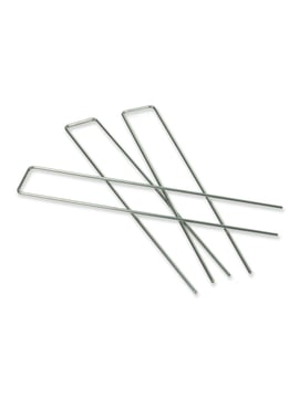 Grondpennen U-vorm verzinkt, 25,5cm x 4cm x 3mm