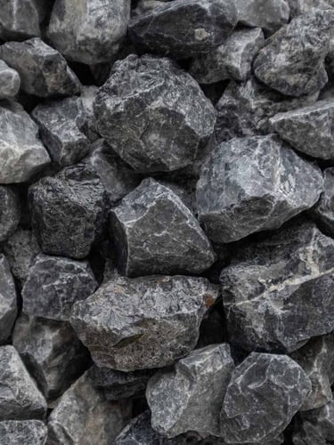 icy blue breuksteen 40 - 60mm (4 - 6cm) (nat)