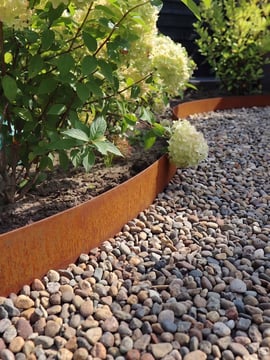 Multi-Edge METAL Afboording Corten staal aangelegd