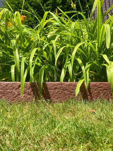 Multi-Edge ECO 20cm hoog, rol 20m, bruin - corten aangelegd recht