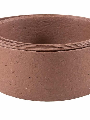 Multi-Edge ECO borderrol 20m lengte, 20cm hoogte, kleur bruin - cortenlook
