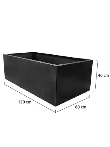 Multi-Edge FLORA Plantenbak Corten staal 120x60x40cm