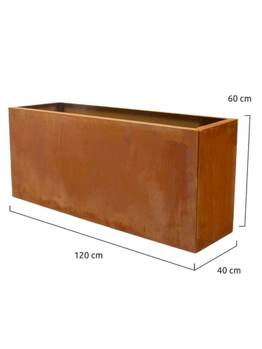 Multi-Edge FLORA High Plantenbak Corten staal 120x40x60cm