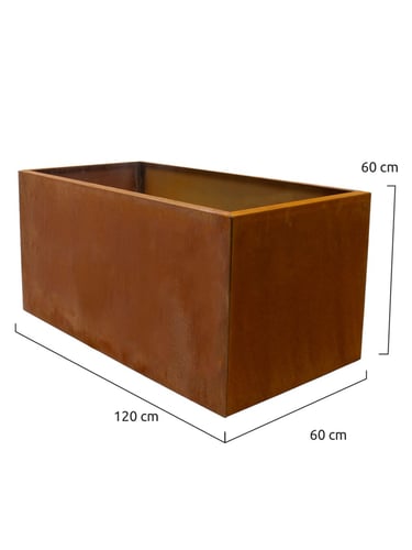 Multi-Edge FLORA High Plantenbak Corten staal 120x60x60cm