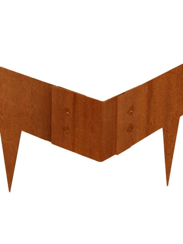Multi-Edge METAL Hoekstuk Corten staal 7,5x7,5x7,5cm