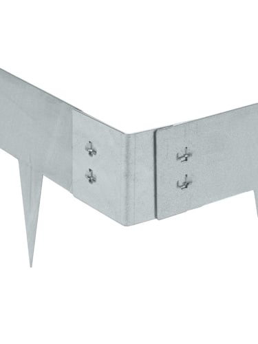 Multi-Edge METAL Hoekstuk Verzinkt 7,5x7,5x7,5cm