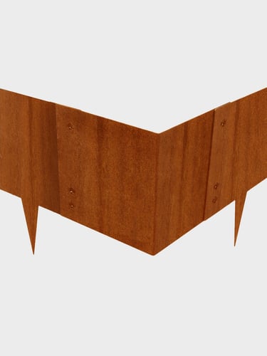 Multi-Edge METAL Hoekstuk Corten staal 17,5x17,5x17,5cm