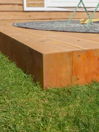 Multi-Edge METAL Hoekstuk Corten staal