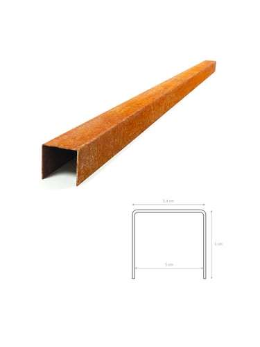 Multi-Edge PROFILE Corten staal u-profiel voor opsluitbanden