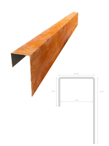 Multi-Edge PROFILE Corten staal u-profiel voor opsluitbanden 