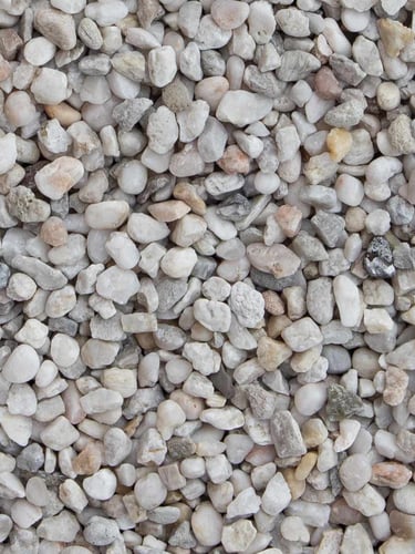 Witte kwarts 5 - 8mm
